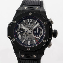 Hublot Big Bang Black Magic Chronograph Ceramic Skeleton Dial Ref 411.C1.1170.RX